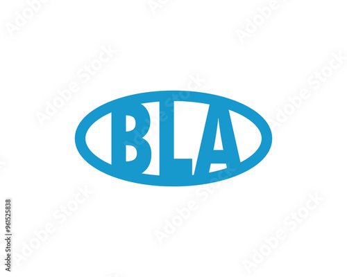 BLA logo design vector template. BLA