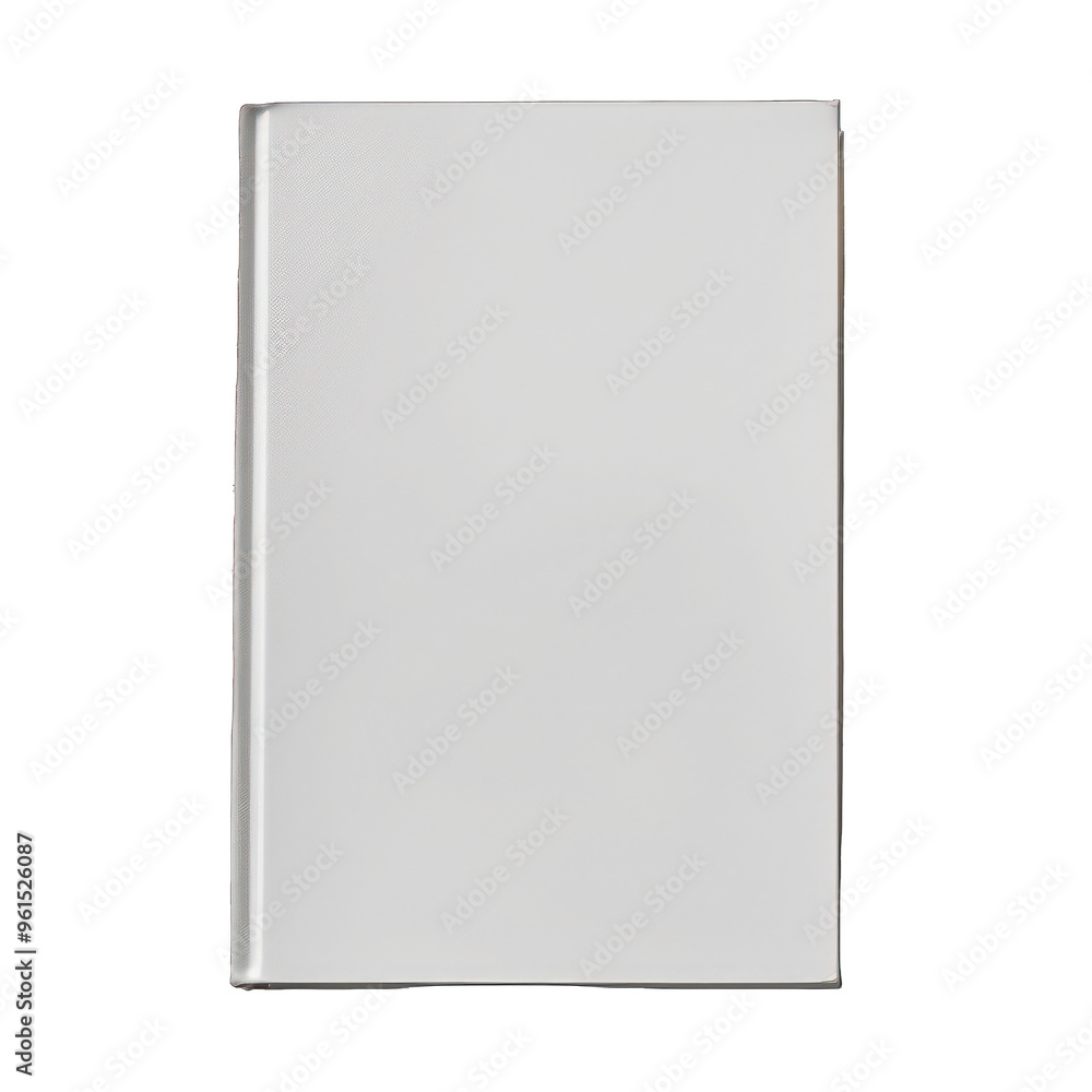 PNG Closed Blank White Book - Minimalist Stationery Mockup Design on Transparent Background PNG Closed Blank White Book - Minimalist Stationery Mockup Design on Transparent Background