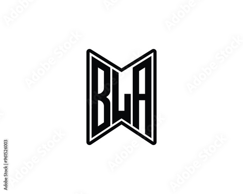BLA logo design vector template. BLA