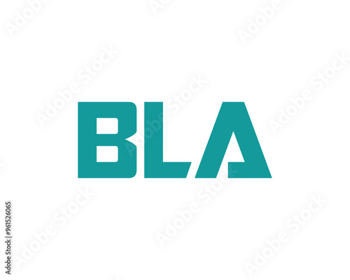 BLA logo design vector template. BLA