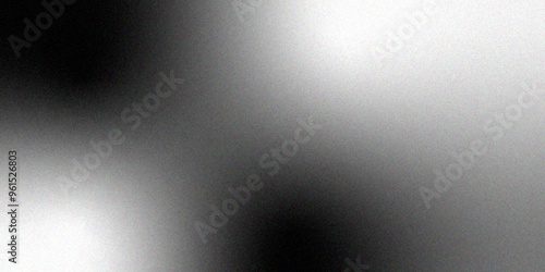 Grainy and noisy vector black and white desktop wallpaper background pure vector format blurry retro grain soft vintage gradation neon light abstract