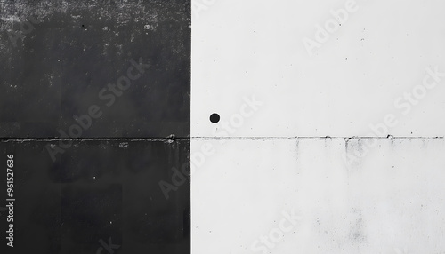 A large expanse of blank space with just a tiny dot or small shape in the corner, emphasizing minimalism