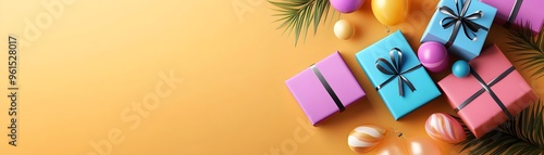 Vibrant Flat Design Social ...