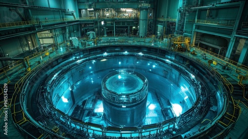 Safety features in nuclear fission plants, focusing on radiation control and energy management