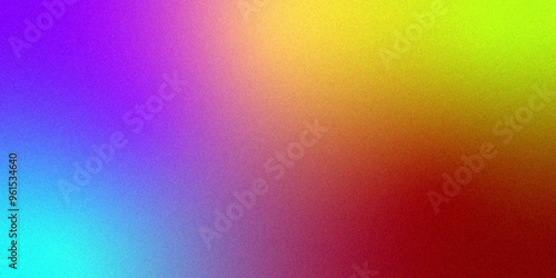 Grainy and noisy vector colorful desktop wallpaper background pure vector format blurry retro grain soft vintage gradation neon light abstract