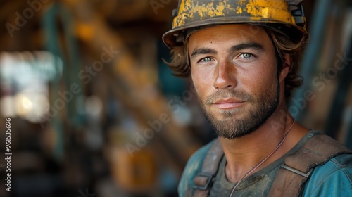 Portrait of builder