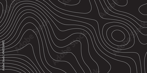 Black topology topography vector abstract design digital background seamless contour map texture territory geography desktop wallpaper and design for print work