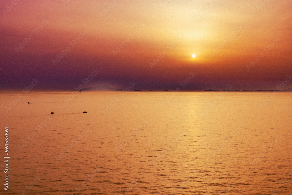 Sonnenuntergang in Sorrent (italienisch Sorrento) Sonnenuntergang in Sorrent (italienisch Sorrento)