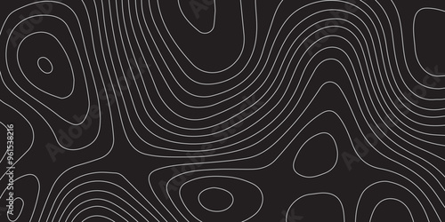 Black topology topography vector abstract design digital background seamless contour map texture territory geography desktop wallpaper and design for print work