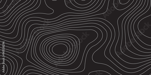 Black topology topography vector abstract design digital background seamless contour map texture territory geography desktop wallpaper and design for print work