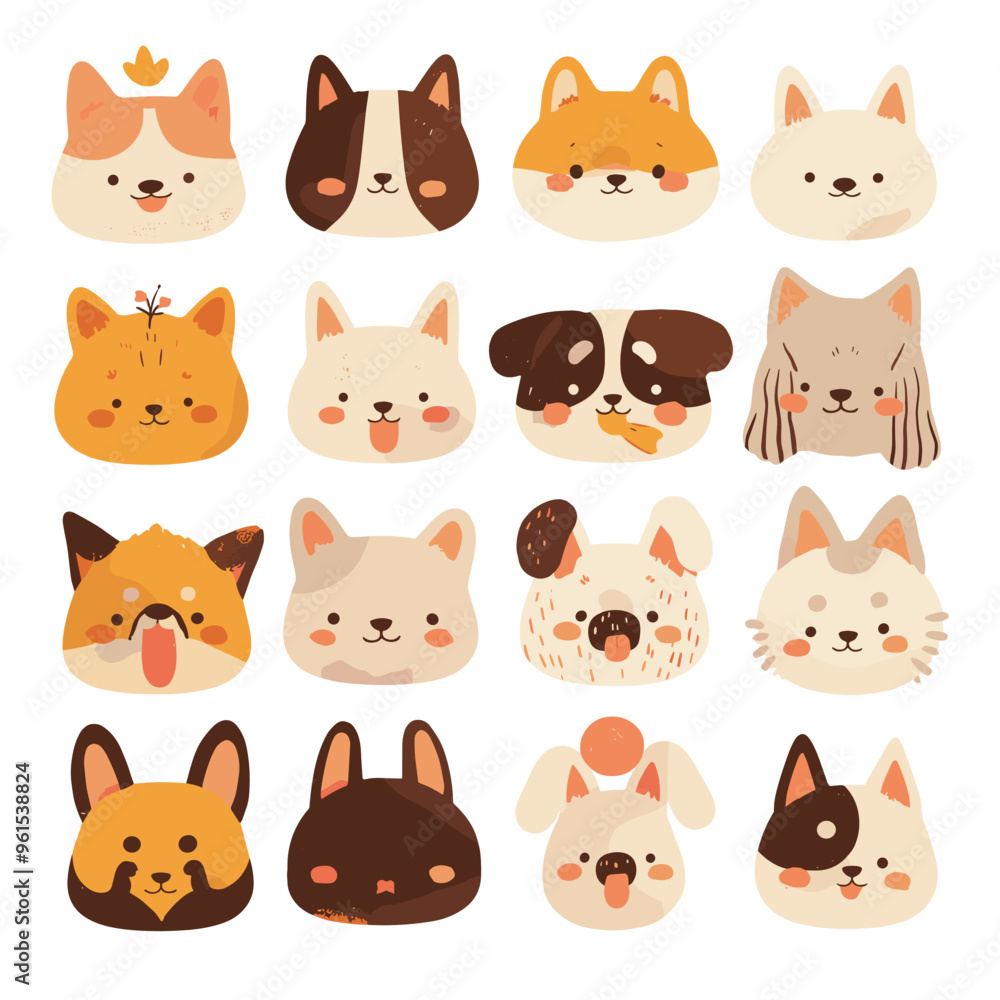 set of funny animals set of funny animals