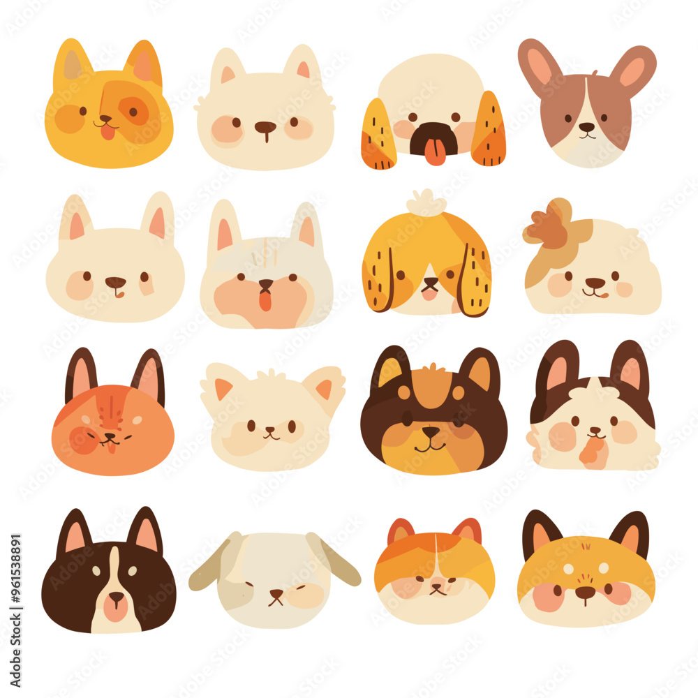 set of funny animals set of funny animals
