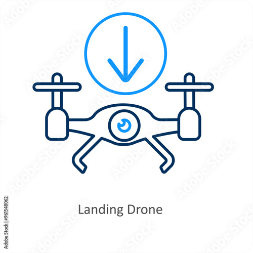 Landing drone 