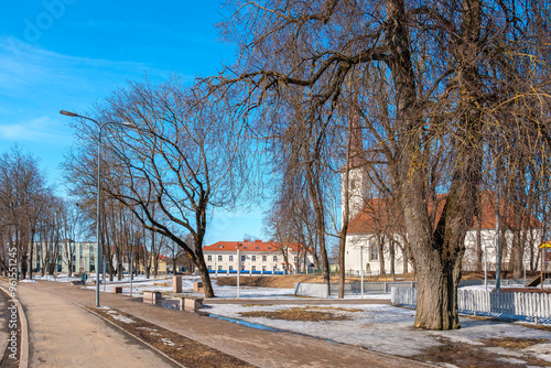 Obraz na płótnie Jõhvi town view. Estonia w salonie