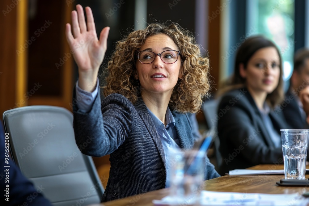 Managing her team with smart ideas is what makes her a successful businesswoman Managing her team with smart ideas is what makes her a successful businesswoman