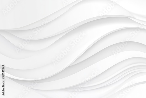 Wallpaper Mural The backdrop features a simple white surface adorned with gentle wavy lines, adding a delicate texture ideal for design, branding, or artistic purposes Torontodigital.ca