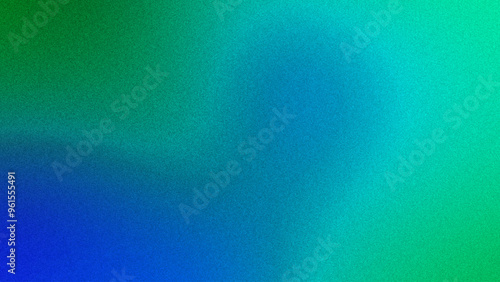 Abstract background blue green grainy texture. Modern style background.