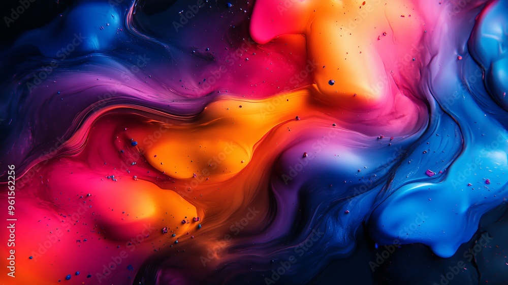 Swirling colors of abstract art create a vibrant display of movement and energy Swirling colors of abstract art create a vibrant display of movement and energy