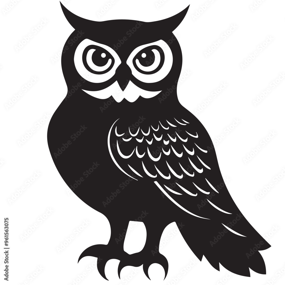 Owl in cartoon, doodle style . Image for t-shirt, web, mobile apps and ui. Isolated 2d vector illustration in logo, icon, sketch style, Eps 10, black and white. AI Generative Owl in cartoon, doodle style . Image for t-shirt, web, mobile apps and ui. Isolated 2d vector illustration in logo, icon, sketch style, Eps 10, black and white. AI Generative