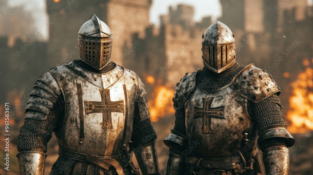 Knights in Armor. Knights in Armor.