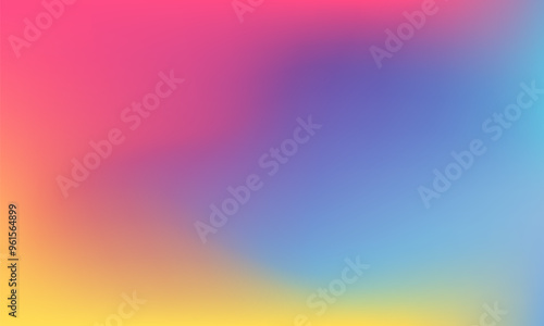 Gradient grainy mesh abstract blur texture background with paste, red, pink, yellow, blue color