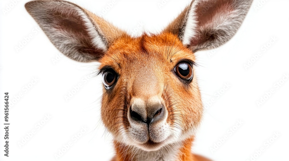 Obraz premium Cute Kangaroo Closeup.