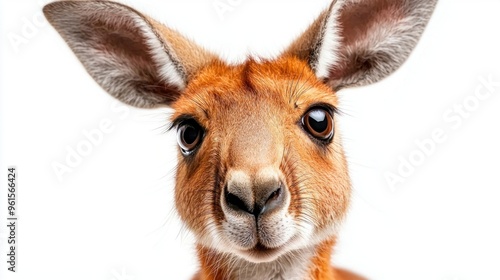 Cute Kangaroo Closeup.