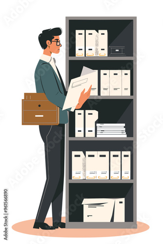 Efficient File Search and Information Retrieval in Database by Male Clerk