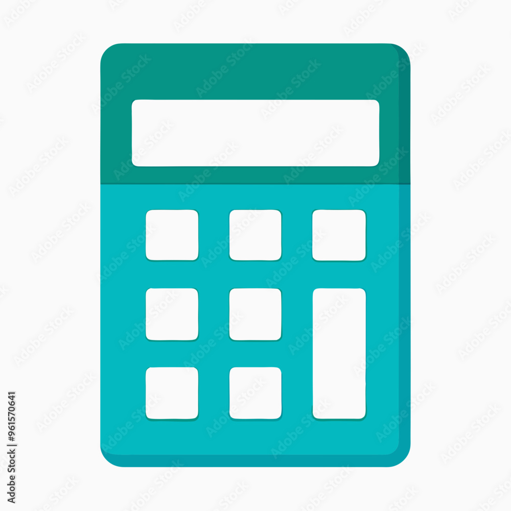Calculator vector design on a white background Calculator vector design on a white background