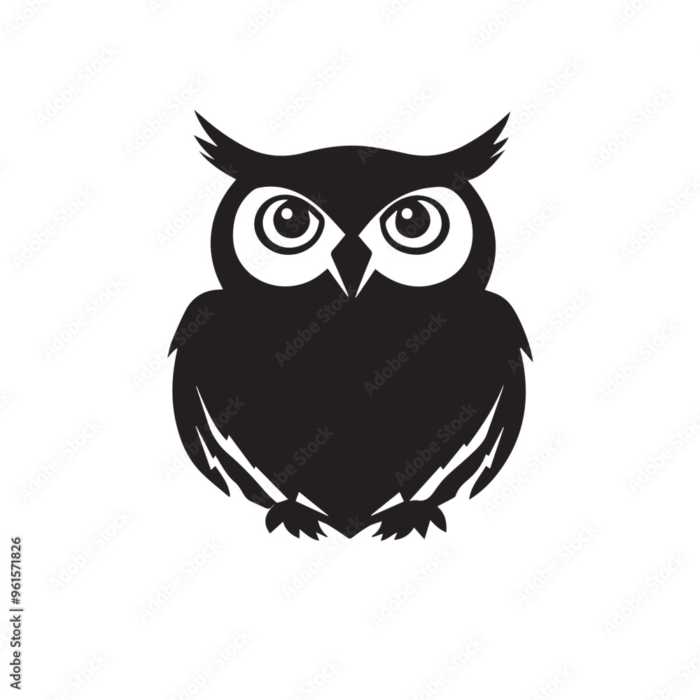 Owl in cartoon, doodle style . Image for t-shirt, web, mobile apps and ui. Isolated 2d vector illustration in logo, icon, sketch style, Eps 10, black and white. AI Generative Owl in cartoon, doodle style . Image for t-shirt, web, mobile apps and ui. Isolated 2d vector illustration in logo, icon, sketch style, Eps 10, black and white. AI Generative