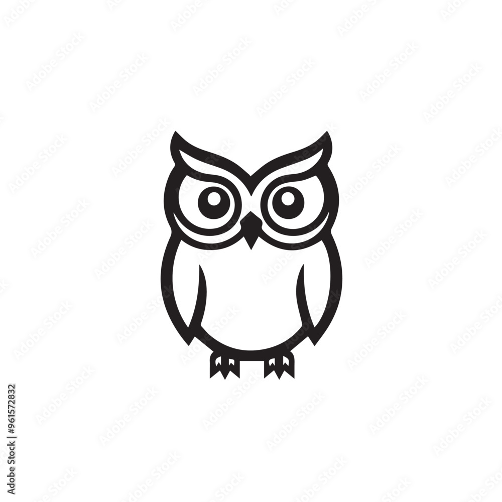 Owl in cartoon, doodle style . Image for t-shirt, web, mobile apps and ui. Isolated 2d vector illustration in logo, icon, sketch style, Eps 10, black and white. AI Generative Owl in cartoon, doodle style . Image for t-shirt, web, mobile apps and ui. Isolated 2d vector illustration in logo, icon, sketch style, Eps 10, black and white. AI Generative