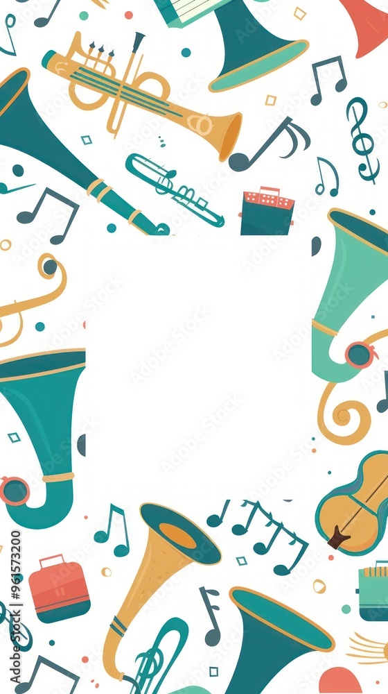 Musical Instruments Frame. Musical Instruments Frame.