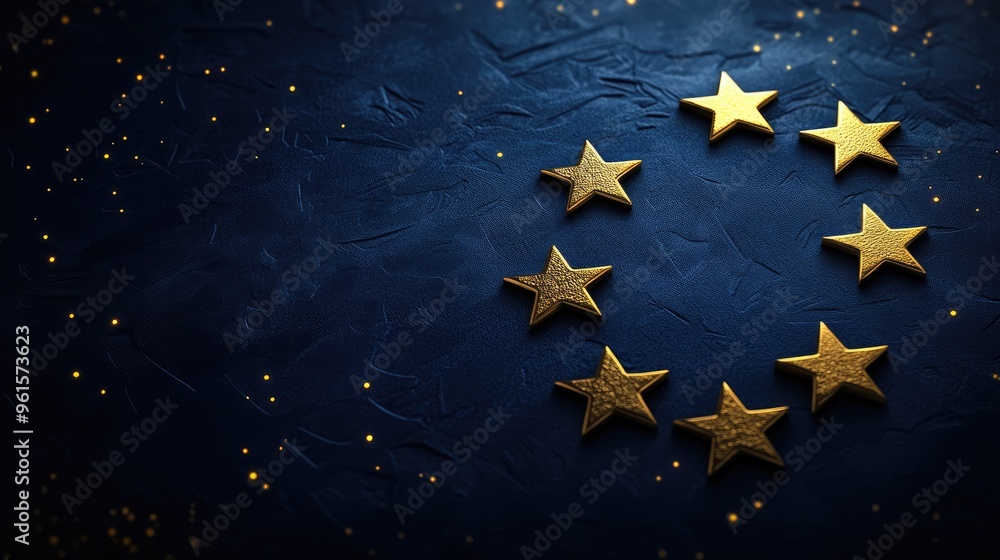 abstract European Union flag abstract European Union flag
