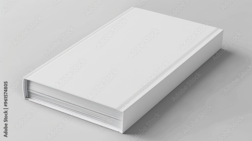 Blank Book Cover Mockup. Blank Book Cover Mockup.