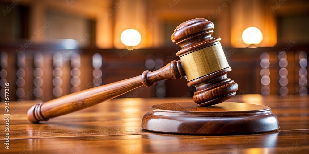 Legal concept gavel for courtroom proceedings and justice symbol Legal concept gavel for courtroom proceedings and justice symbol