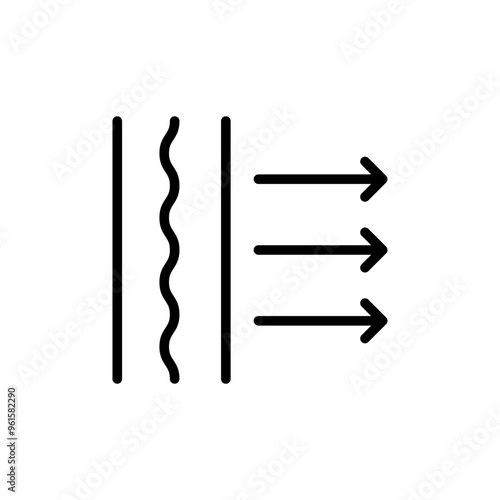 Air Filter Vector Line Icon. Contains such Icons as Purifier. Car air filter. Bacterial filter vector symbol. Dust particle purify filter layers sign.