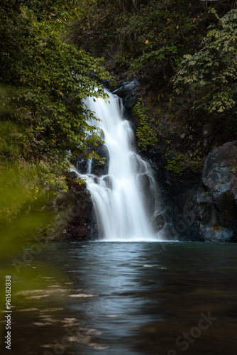 waterfall in the jungle