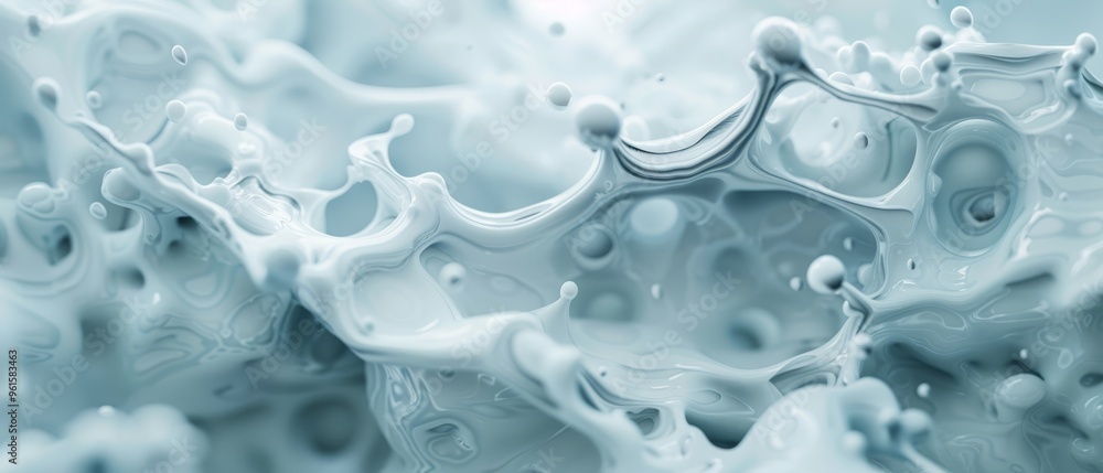 white and light blue hues dominating, contrasting with a monochrome black and white design at its base white and light blue hues dominating, contrasting with a monochrome black and white design at its base