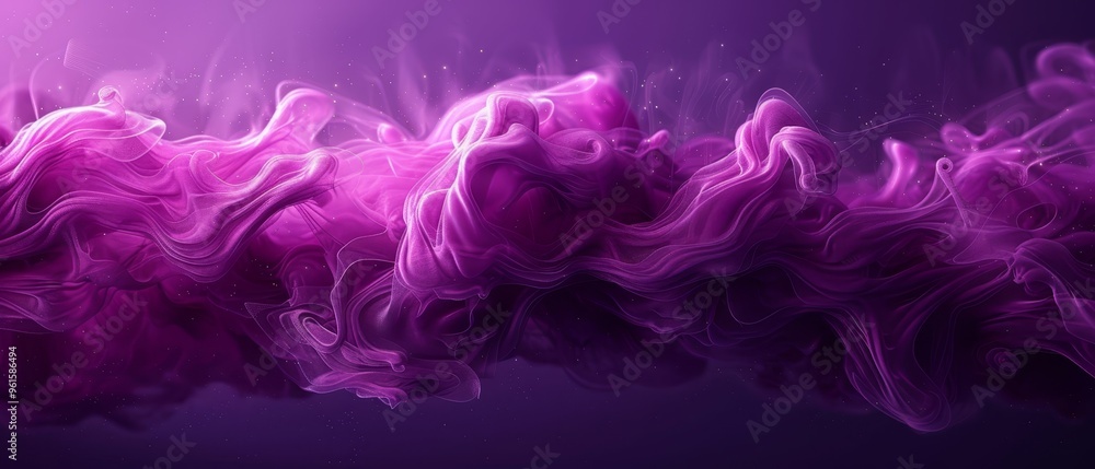 Fototapeta premium A purple background with smoke rising from both the top and bottom