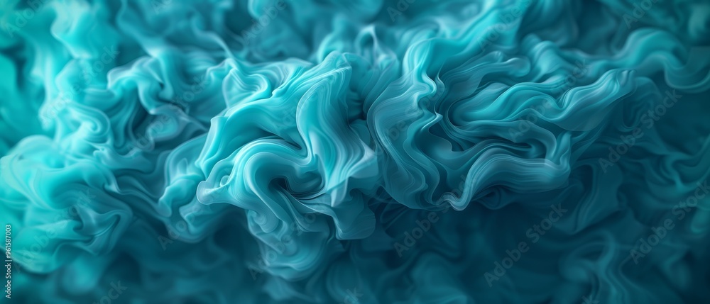 A tight shot of a blue-white material emitting copious amounts of smoke A tight shot of a blue-white material emitting copious amounts of smoke