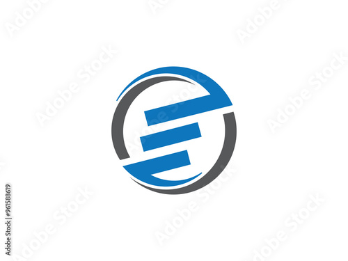 Free Download Letter E logo, , e initial vector logo, E logo minimalist design, corporate trendy logo - GFXLoad
