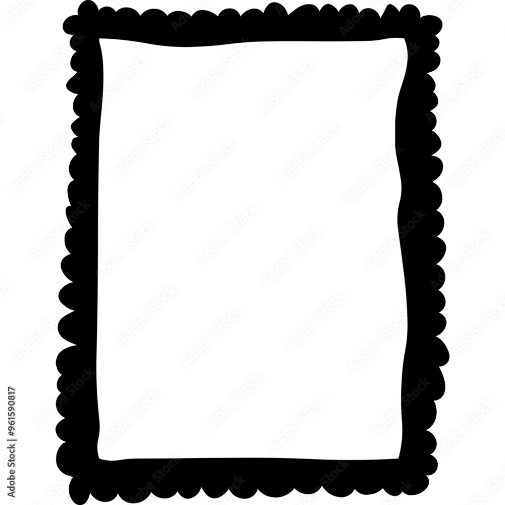 Obraz premium Aesthetic handdrawn frame