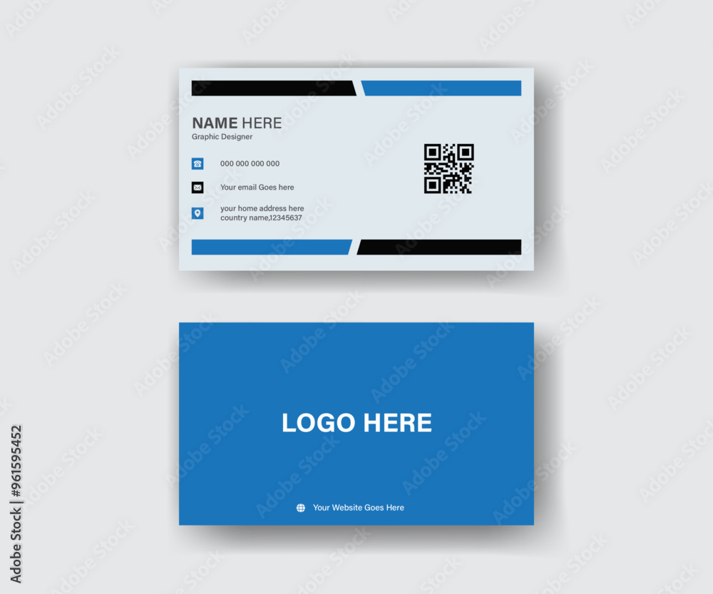 Modern Minimalist Business Card for Professionals Modern Minimalist Business Card for Professionals