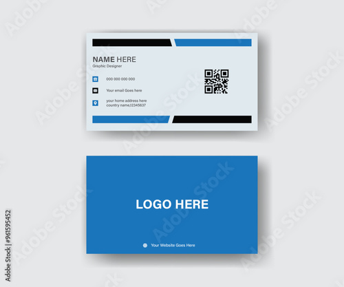 Modern Minimalist Business Card for Professionals