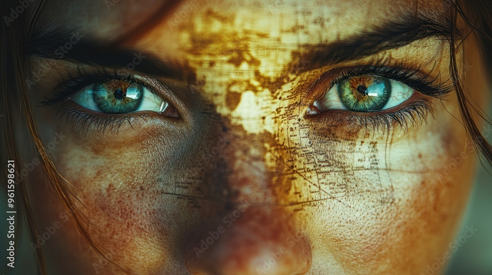 Intense Gaze, Map Overlay Intense Gaze, Map Overlay