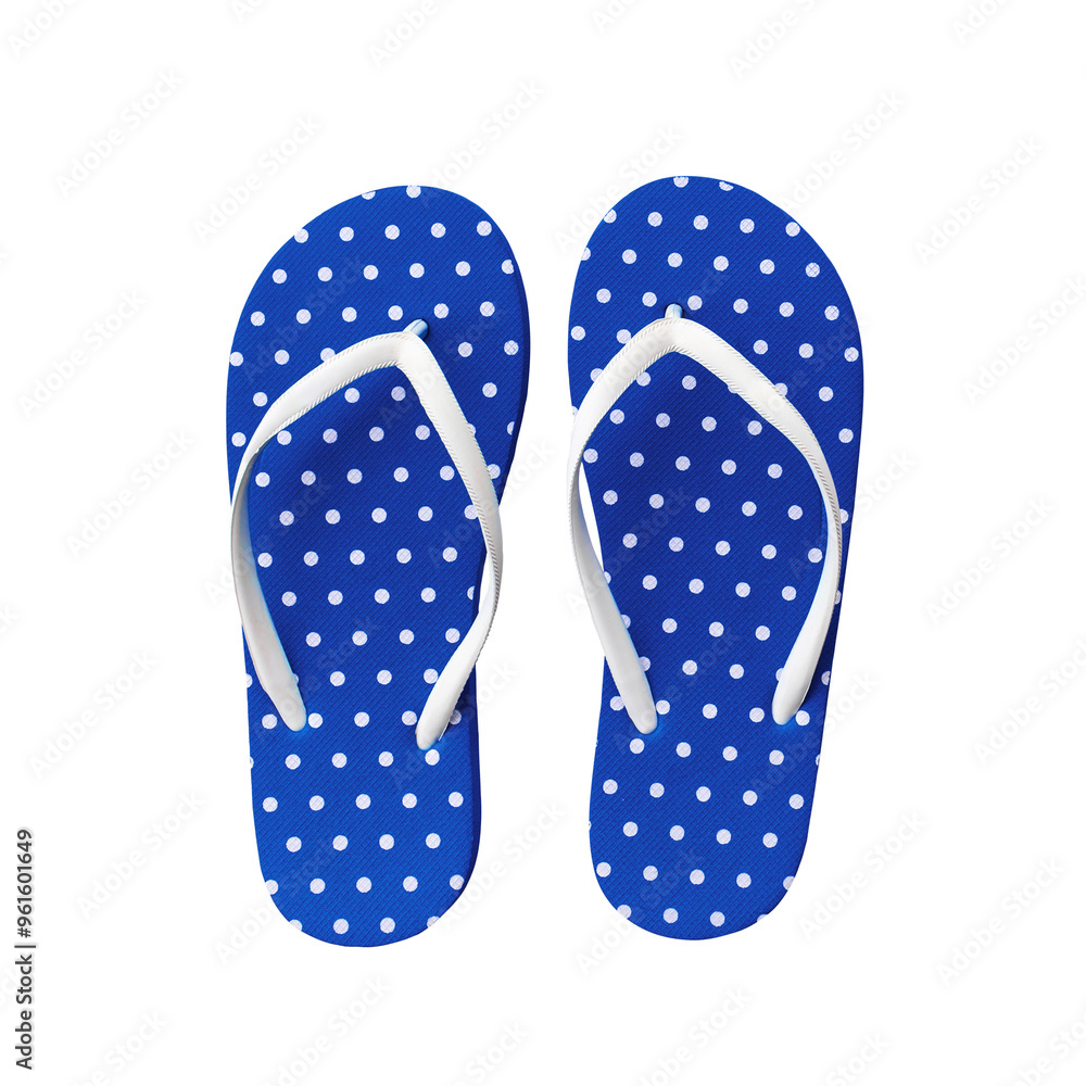 Colorful sandals isolated die cut Colorful sandals isolated die cut