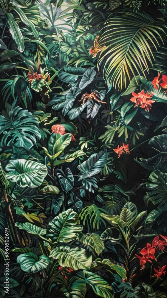 Lush Tropical Foliage. Lush Tropical Foliage.