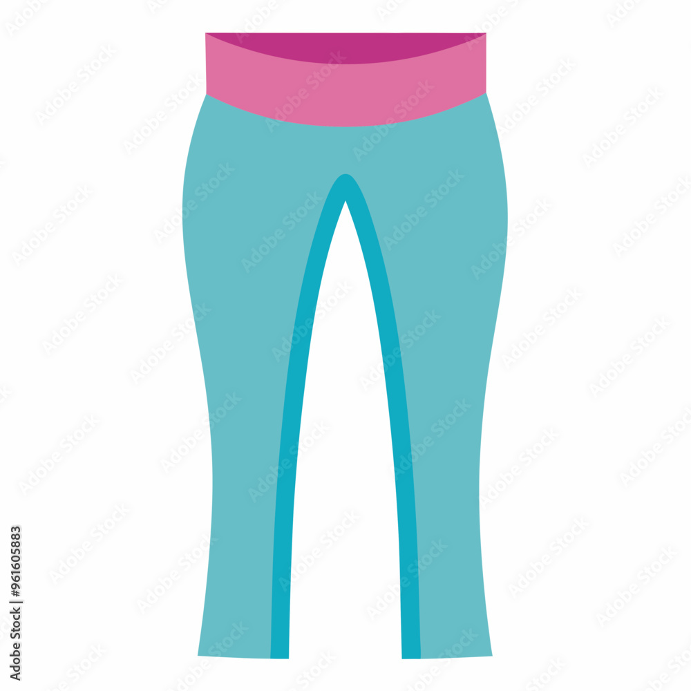Yoga pants on a white background Yoga pants on a white background