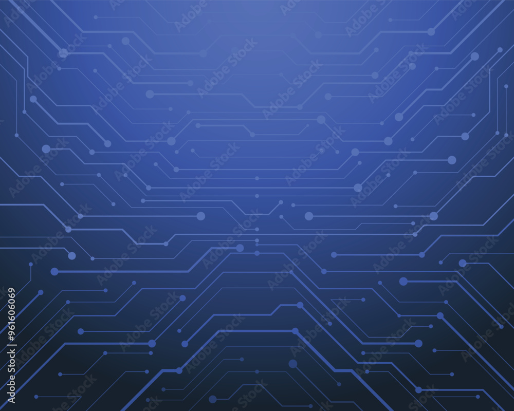 Abstract technology blue lines circuit board background Abstract technology blue lines circuit board background
