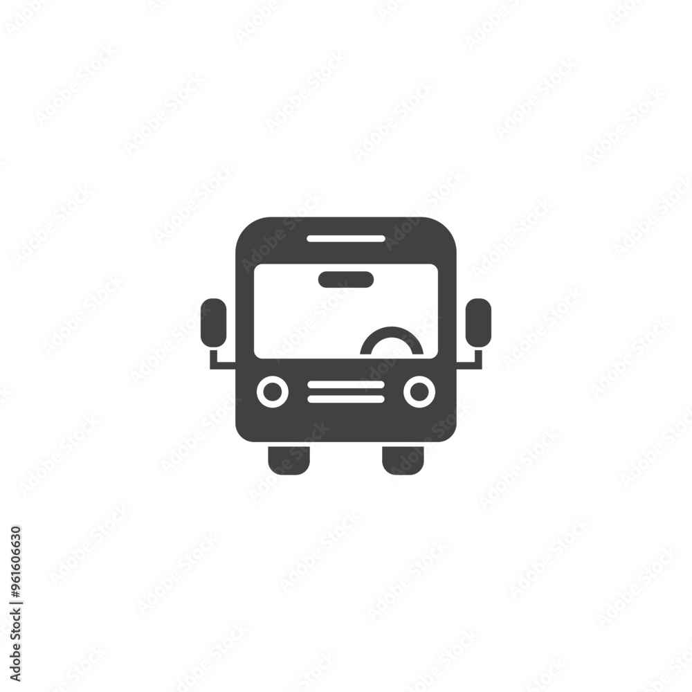 Bus Travel icon vector illustration template Bus Travel icon vector illustration template